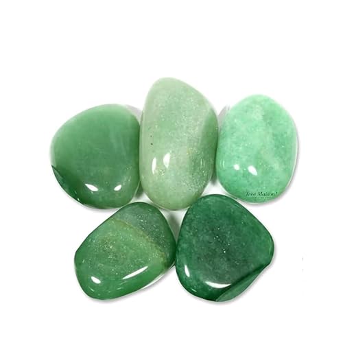 Image of Green-Aventurine Tumble Stone | 50 gm Tumbled Gemstones | Reiki Healing Stones | Home Decor Pebbles | Aquarium Gravel | Garden & Table Dcor