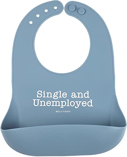 Image of Bella Tunno Wonder Bib - Adjustable Silicone Baby Bibs for Girls & Boys, Durable and Waterproof BPA Free Silicone, Single and Unemployed, One Size, WB228