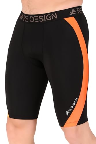 Image of ReDesign Apparels Nylon Compression Shorts Tights for Multi Sports (Color Options)