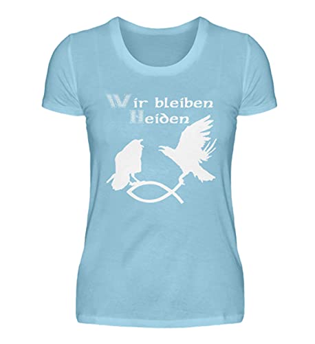 T-Shirt Femme Bleu XXL Coton Haut de Gamme Confort