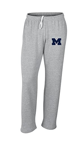 J2 Sport University of Michigan Sweats Wolverines Unisex Fleece Sweatpants Apparel Grey