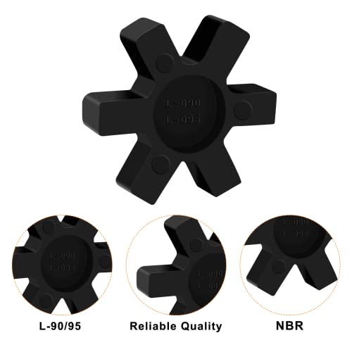 Mingqieven MTP0071 8 Pcs Solid Type Spider Center Inserts L095 Flexible Nbr Rubber Spider Inserts Fits thumb #2