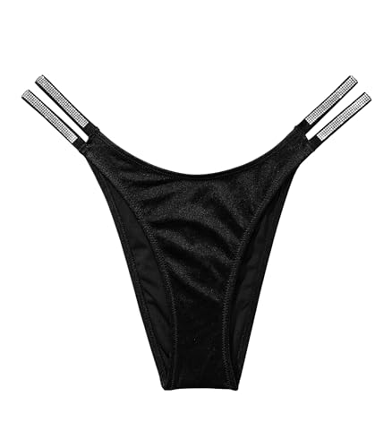 Victoria's Secret Double Shine Strap Brazilian Bikini Bottom3