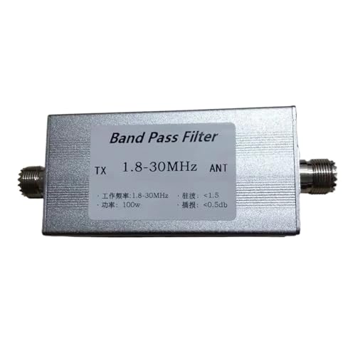 Filtre passe-bande 1,8-30 MHz BPF pour réduire les interférences HF
