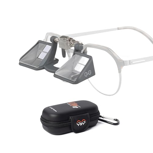Sicherungsbrille zum Klettern YYVERTICAL Ideal für Brillenträger, vergrößerte Prismen, Keine Nackenschmerzen mehr