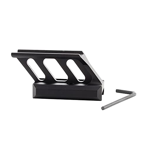 HATSEN Raised Rail Bracket 20 to 20mm Rail Flashlight Base Clip Rail