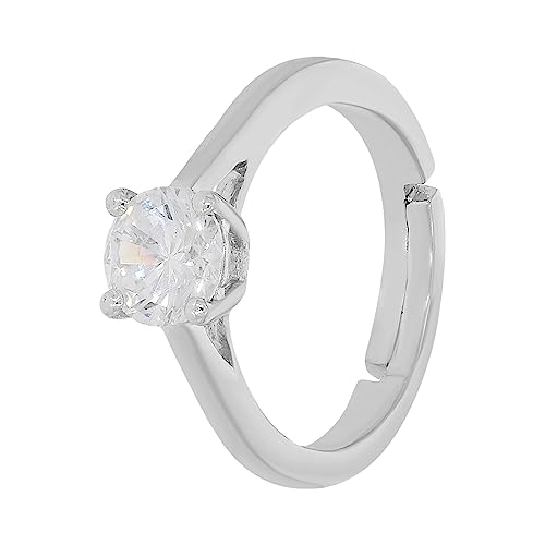 ANAYRA 925 Sterling Silver Elegant Solitaire Ring for Women Finger Ring for Girls and Women | Aesthetic Ring for Girlfriend | Perfect for Birthday & more | Hallmark Certified (B0C43V2BNZ) Amazon Price History, Amazon Price Tracker