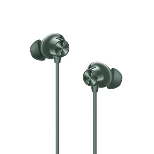 Image of Lynacz Original Bullets Wireless Z2 Neckband Compatible with OnePlus, 10R / 10 Pro /Nord CE 3 Fast Charge Support and Sweat Resistant Bluetooth Earphones (Green)