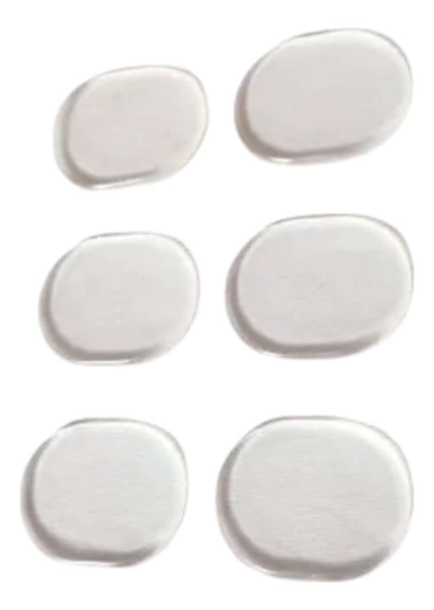 Abafador de Gel para Bateria e Percussão, Transparente, 30 Unidades, Acessório para Pele de Bateria