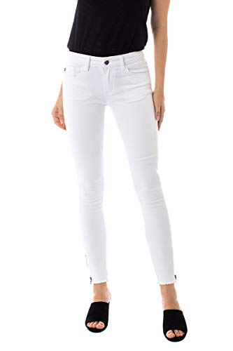 Kan Can Women's Low Rise Ankle Skinny Jeans - Hem Detail - KC6051 WT 3/25