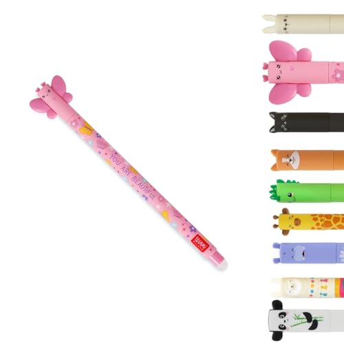 LEGAMI Gelstift Vario Schmetterling | Erstelle dein persönliches Set | radierbare Thermotinte | 0 7 mm Spitze | in vielen verschiedene Motive | inkl. Radierfunktion | für Schule & Büro