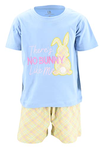 Image of Unique Baby Boys 2pc Shorts Set Outfit Short Sleeve Shirt with Embroidery Design and Shorts