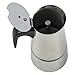 cafetera Moka Pot de acero inoxidable de 2 Imagen de cafetera Moka Pot de acero inoxidable de 2