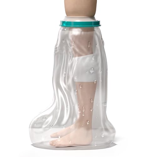 PCVANLEY Protecteur de Plâtre Réutilisable Étanche pour Jambe Adulte - Pour la douche et le bain, protège les plâtres et bandages