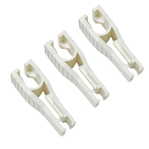 YoRise 3PCS Car Fuse Puller Tool, Plastic Automotive Fuse Removal Tool, Mini Standard Blade Fuses Replacement Tools, Universal Vehicle Fuses Extractor Clips, Fit for Boat Truck SUV (White)