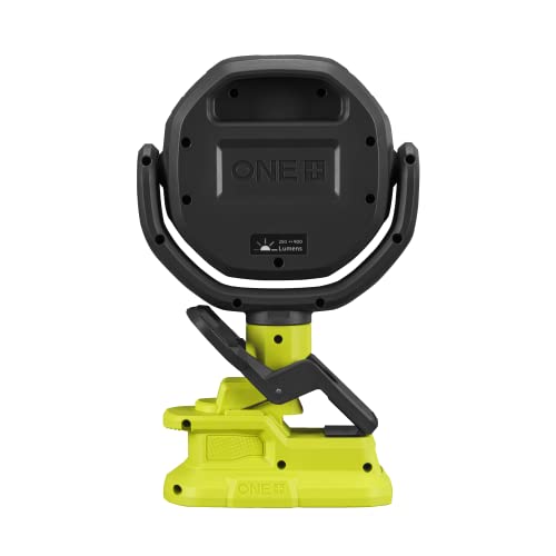 Ryobi RLCL18-0 18V ONE+ Cordless LED Clamp Light (Bare Tool), Green, 900 Lumens - Image 3