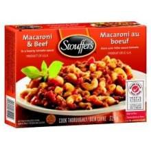 Nestle Stouffers Entree Macaroni and Beef, 12.75 Ounce -- 12 per case.