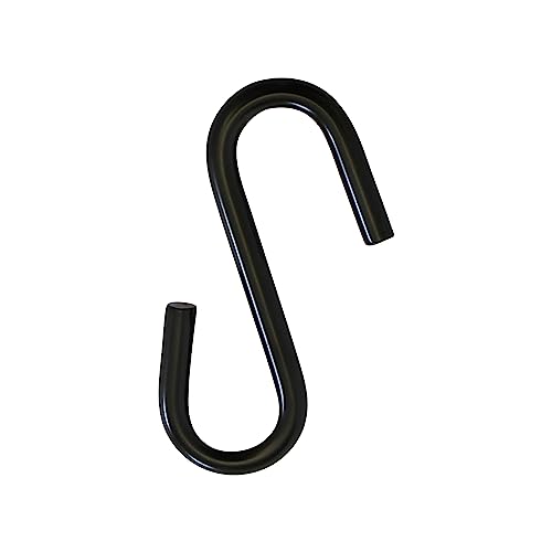 RCH Hardware SH-SS03-75 Stainless Steel S-Hook, 3 Gauge, Black (2 Pack)