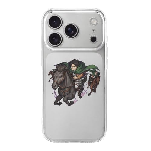 iPhone17Pro用ケース 進撃の巨人 リヴァイ アイフォン17Pro用ケース TPU スマホケース 透明シェル 軽量 耐久性 おしゃれ ワイヤレス充電対応