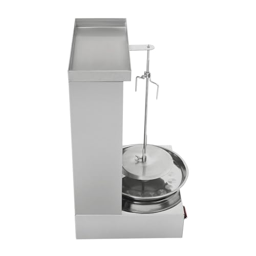 Vertikalgrill Dönergrill Hähnchengrill Gas Doner Kebab Machine Edelstahl Grill Grillmaschine 3KW Temperaturkontrolle 300℃ für Restaurant Wohnküche Haushalte – Bild 8