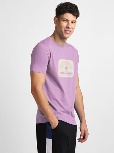 Image of Nobero Men's Regular Graphic Printed T-Shirt for Men | Soft Cotton | Classic Fit | Printed Casual Tshirt for Men