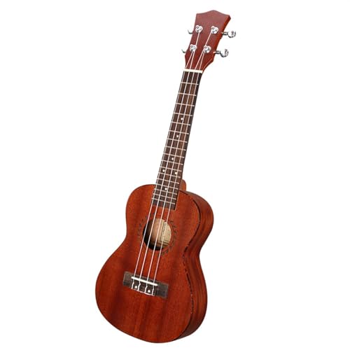 ウクレレ楽器 24 インチ木製ウクレレフルサペリ木製ボディクローズドチューナー 4 弦ウクレレ小型ギター楽器