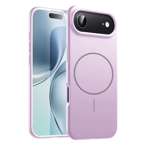 Image of Kratos Active Grip Silicone Case Cover Compatible with iPhone 17 Air - Enhanced Protection, Wireless Magnetic Charging Case with Raised Edge Camera & Screen Protection, Shock-Resistant Design Violet