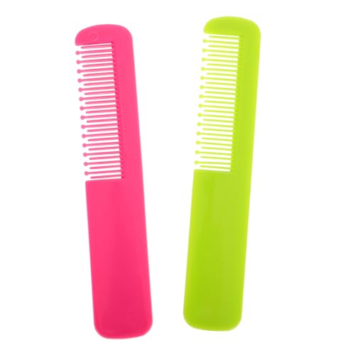 ZUNOXAZ ベビーヘアコーム 幼児用ヘアデタングラー Abs素材 丸い歯 頭皮保護 新生児用グルーミング 赤ちゃん髪もつれ解消 頭皮マッサージ用品 2個セット