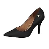 Scarpin Vizzano Clássico Feminino, Preto, 37
