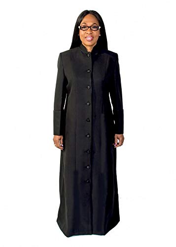 Mercy Robes Ladies Robe LR111 (Black/Black) (12, Black)