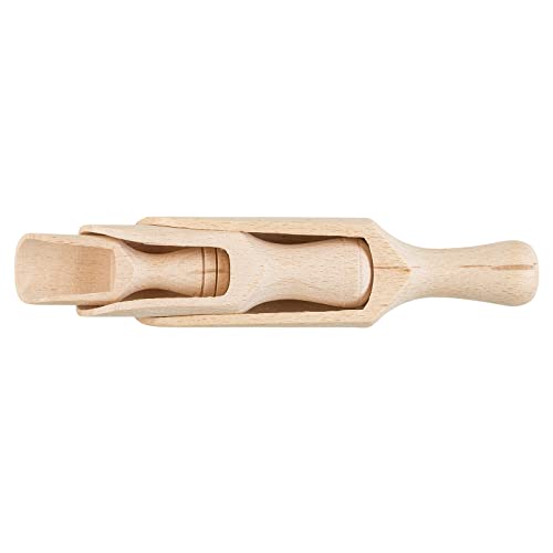 Smart-Planet 3er Set Gewürzschaufel aus Holz in versch. Größen - Abfüllschaufel - Futterschaufel - Holzschaufel für Gewürze, Kaffee, Tiernahrung etc.