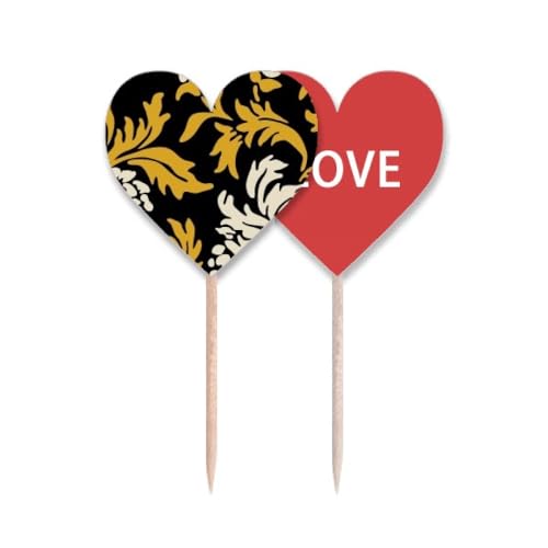 Drapeaux de table asie amour et chrysanthème pour cadeau invités - 2