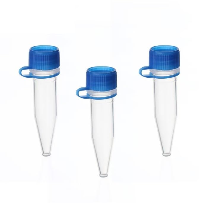 500Pcs/Lot 1.5ml Cryovial Connected Cap 10mm×45mm Lab Cold Storage Tube Cryogenic Vials Laboratory with Washer