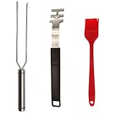 1-Teiliges Barbecue-Werkzeug, 1-Stück-Grillgabel, 1 Stück Silikon