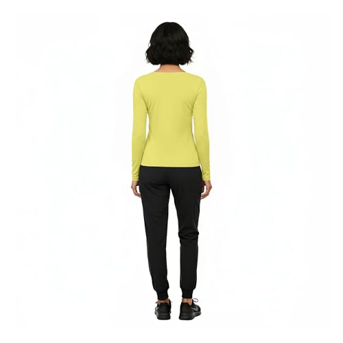 Image of Natural Uniforms Women's Long Sleeve Underscrub T-Shirt - Cotton Blend Scrub Base Layer for Nurses & Medical Professionals