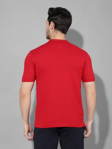 Image of Dollar Cotton Rich Fabric Printed Men's Polo T-Shirt | All-Over Prints | Embroidery Logo Branding on Pocket | Wide Array of Attractive Colours & Prints