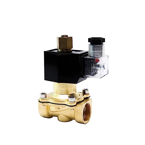 Électrovanne 1 pouce normalement ouverte laiton pour arrosage automatique 12V