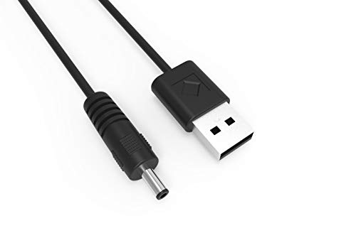 USB Cable for Fairywill Sonic Electric Toothbrush Black for Toothbrushes Model FWP11, FW507