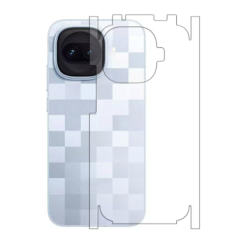 Image of Compatible For iQOO 15R | Unbreakable 4 layer Transparent Hydrogel Membrane (NOT GLASS) Back Screen Guard Protector (Scratchproof /Self Healing) (Coverage-Side+Back) (Glossy)
