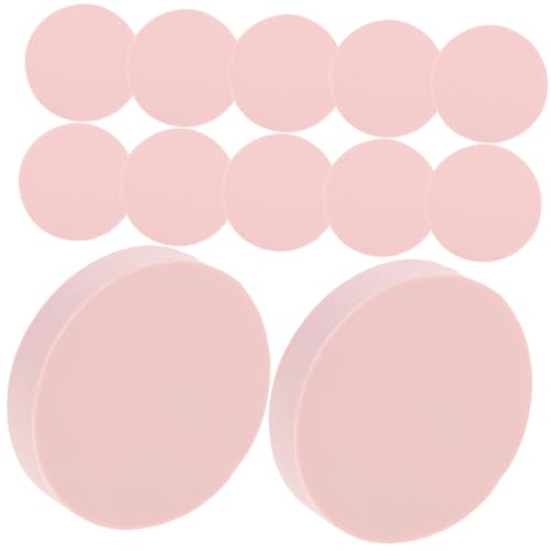 Beatifufu 24Pcs Carving Rubber Blocks for Stamp Making Round Rubber Stamps for Printmaking Crafting and Scrapbooking Easy to Use Smooth Edges for Beginners