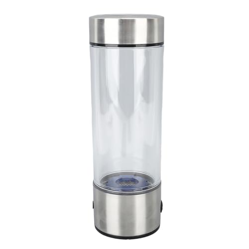 OEBUAFI Botella de Agua de Hidrógeno de 420 Ml, Material de PC, Interruptor de un Botón para el Hogar, Viajes, Oficina, Recargable, Generador de Botella de Agua Alcalina Débil de 1680 Ppb