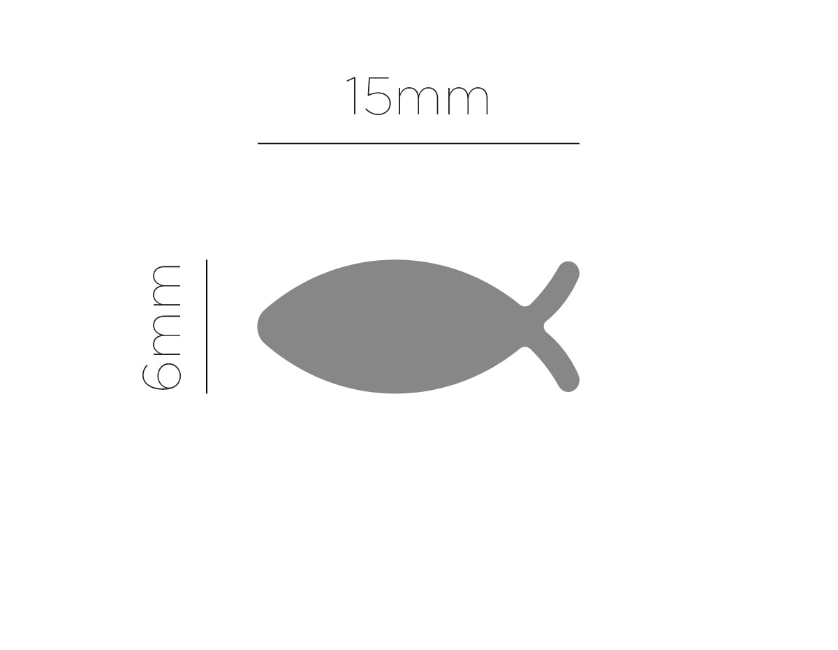 Fustella Perforatrice INNSPIRO A Forma Di Pesce, 16 Mm, Per Gomma EVA, Carta E Cartoncino, Con Serbatoio Per Decorazioni - 6