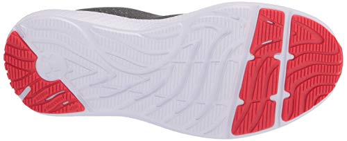 Under Armour Unisex Child Grade School Charged Pursuit 2 Sneaker, Pitch Gray (102 White, 6 Big Kid US4