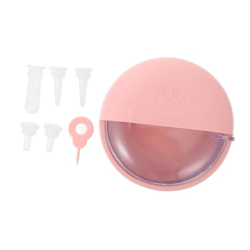 Luxshiny Tazón de Alimentación para Mascotas con Tetinas Múltiples para Cachorros y Gatitos Comedero Práctico para Mascotas Pequeñas Diseño Compacto y Material de