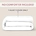 Kotton Culture 1 Pc Queen Size Duvet Cover Only -100% Egyptian Cotton Sateen 600 Thread Count Ultra Soft Premium Durable Comforter Cover Zipper Closure & Corner Ties (White, Queen/Full 90