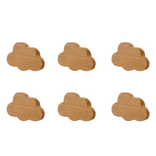 dijiusidy Juego de perillas de Para madera para gabinete, elegante, fácil de instalar, decoración del hogar, juego de perillas de Para madera de amplia aplicación con tornillos, nube