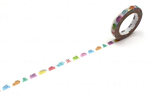 Image of mt ex 'Half Face' Washi Masking Tape 7mm x 7m - 1 roll