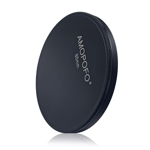Bouchon d'objectif 86 mm en métal fileté compatible coque avant arrière pour appareil photo