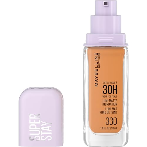 Maybelline Super Stay Lumi-Matte Foundation, Lightweight and Buil...
