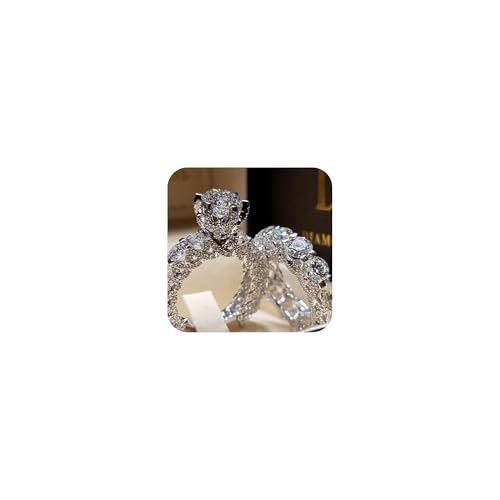 Bague multi-diamants argent massif anti-ternissement éclat durable
